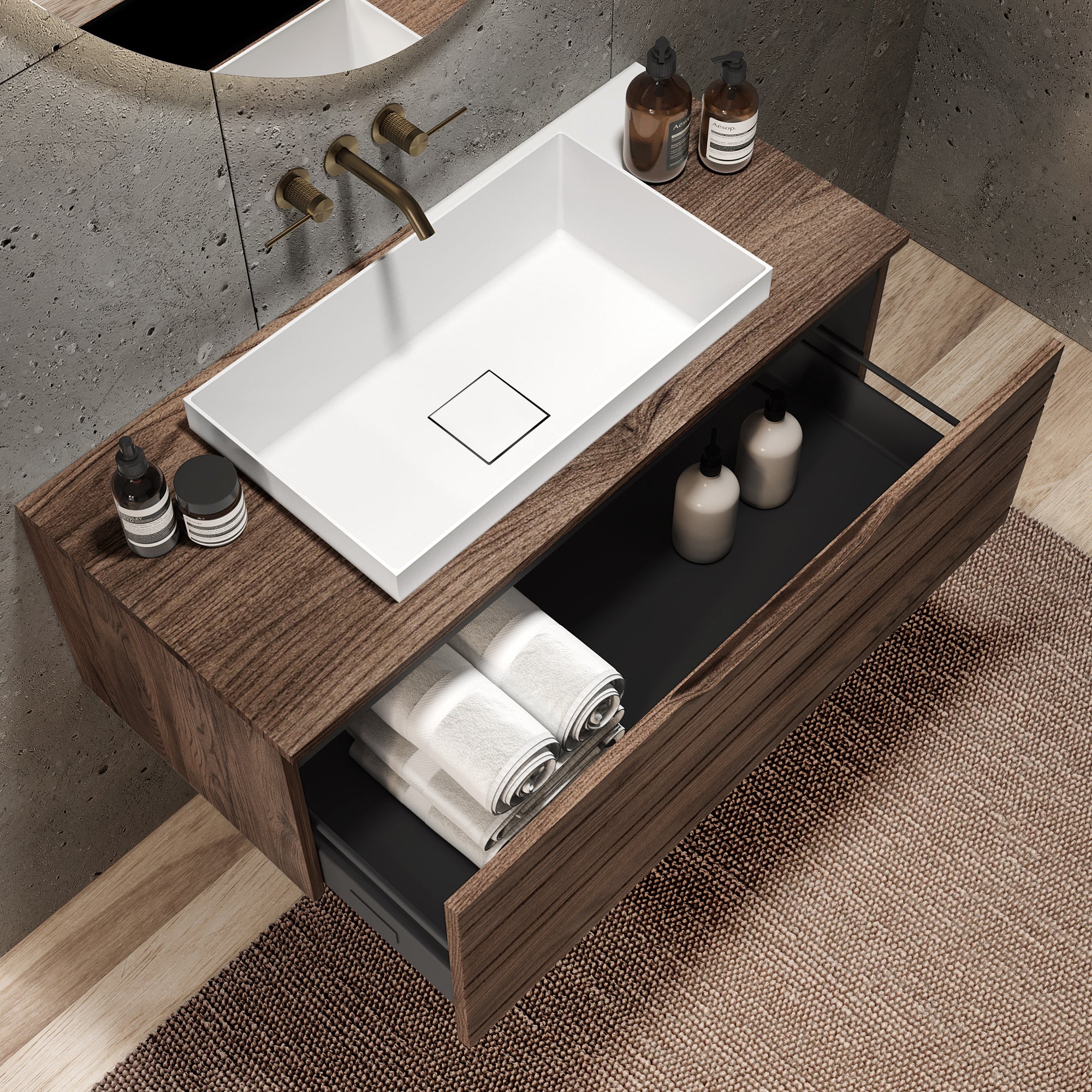 Composizione 3 pezzi CORDELIA-36 | Rovere rio