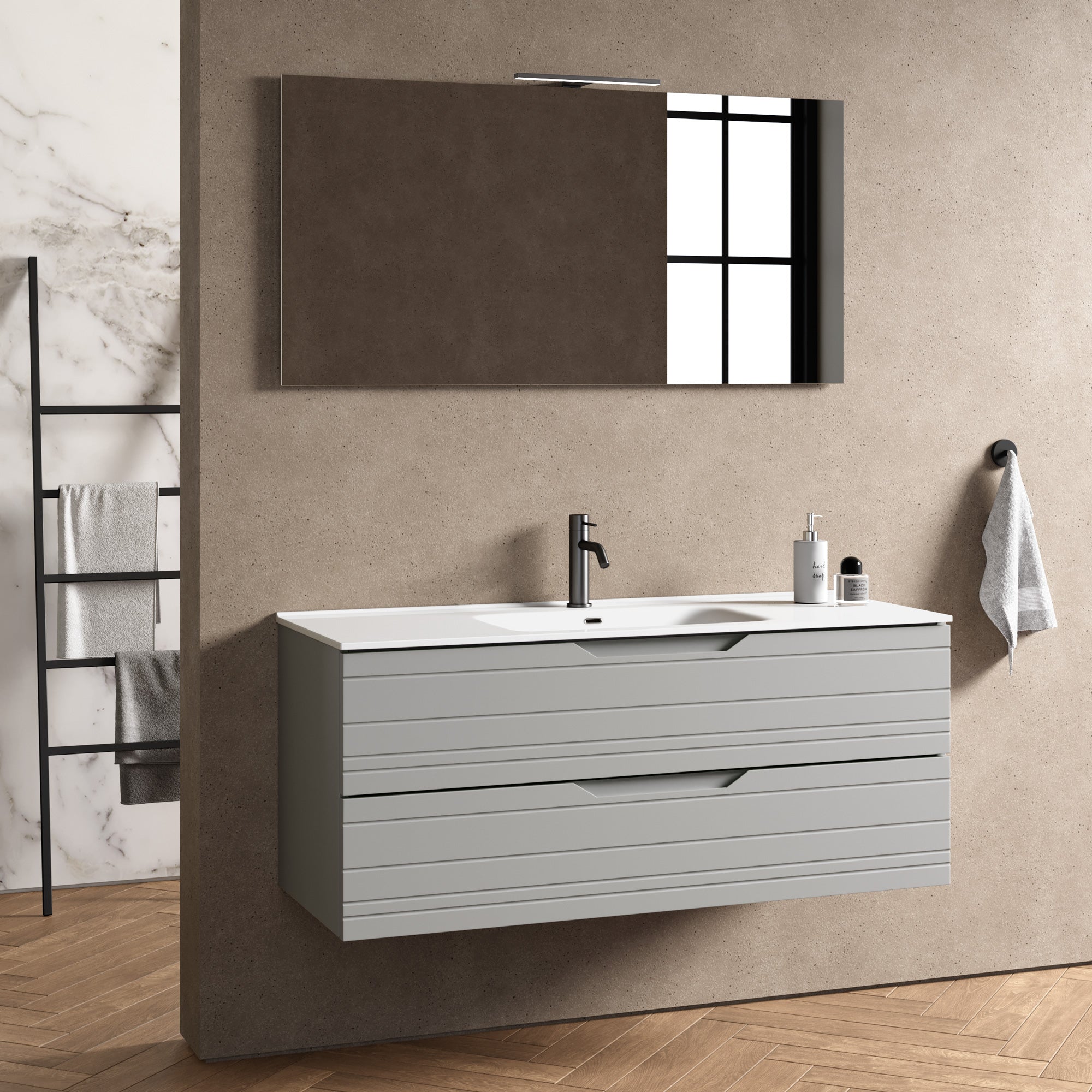 Composizione 4 pezzi CORDELIA | Grigio