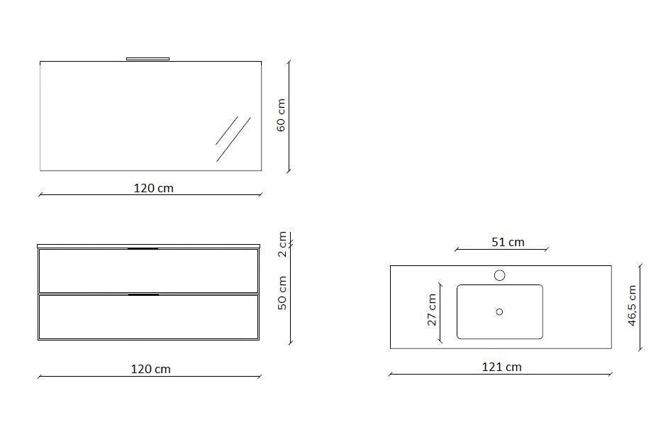 Composizione 4 pezzi CORDELIA | Bianco opaco
