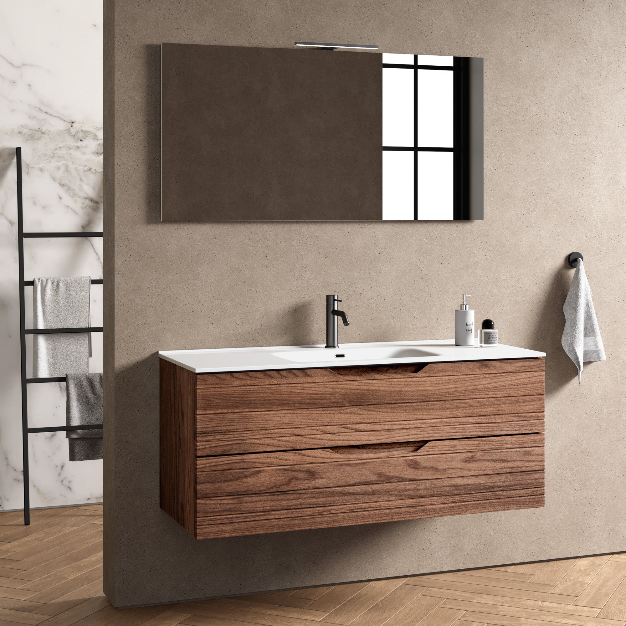 Composizione 4 pezzi CORDELIA | Rovere rio