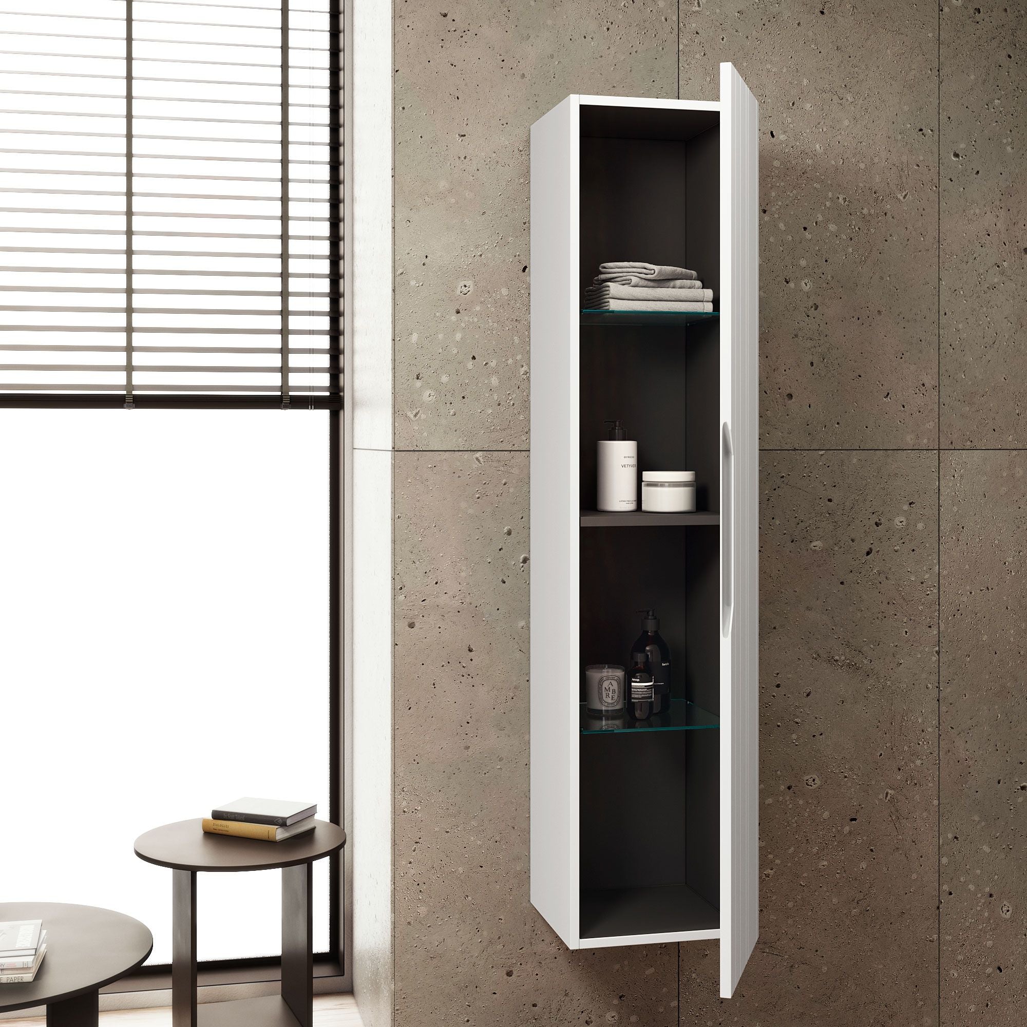 Colonna CORDELIA | Bianco opaco