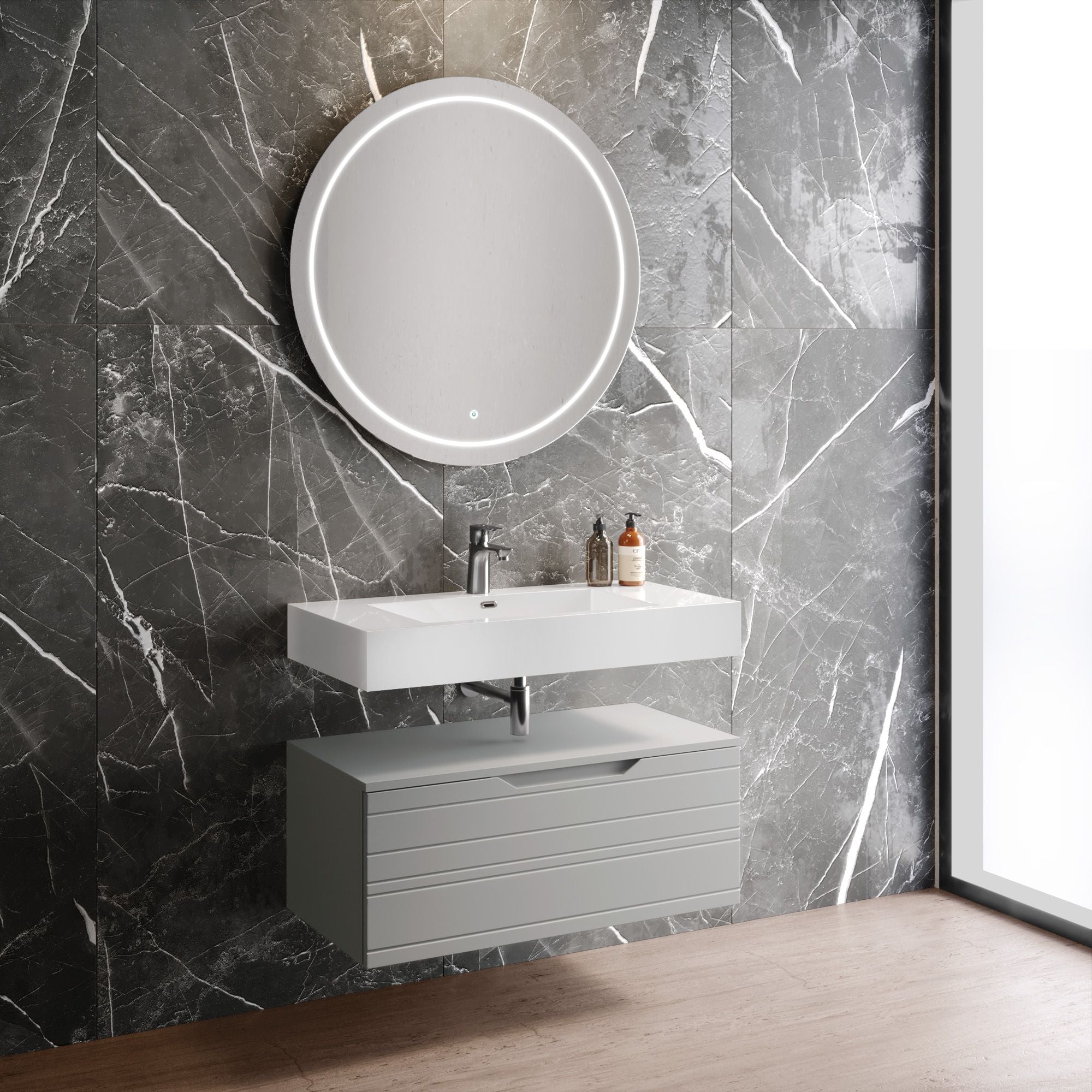 Composizione 3 pezzi CORDELIA | Grigio