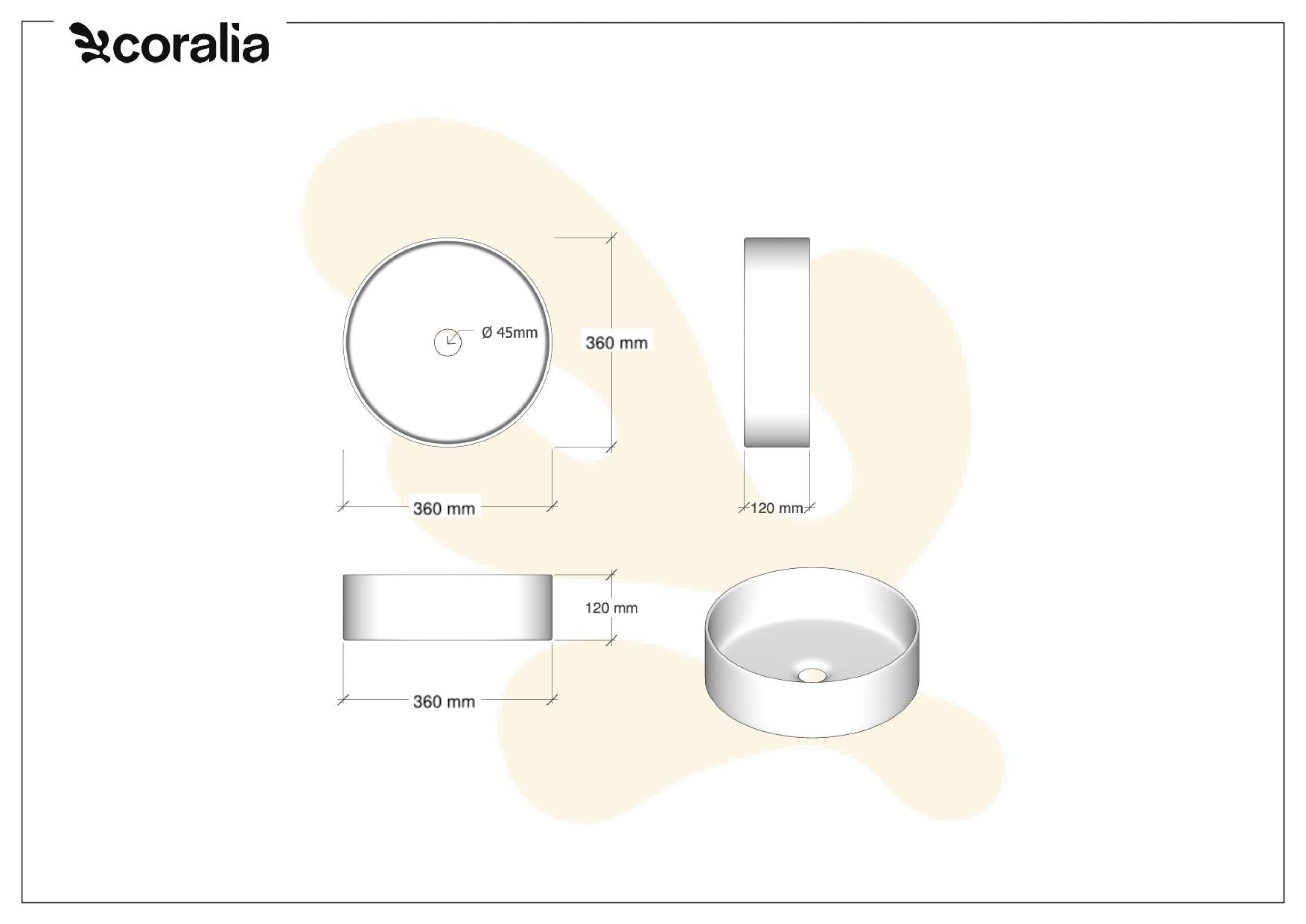 Composizione 4 pezzi CORDELIA | Quercia/| Bianco