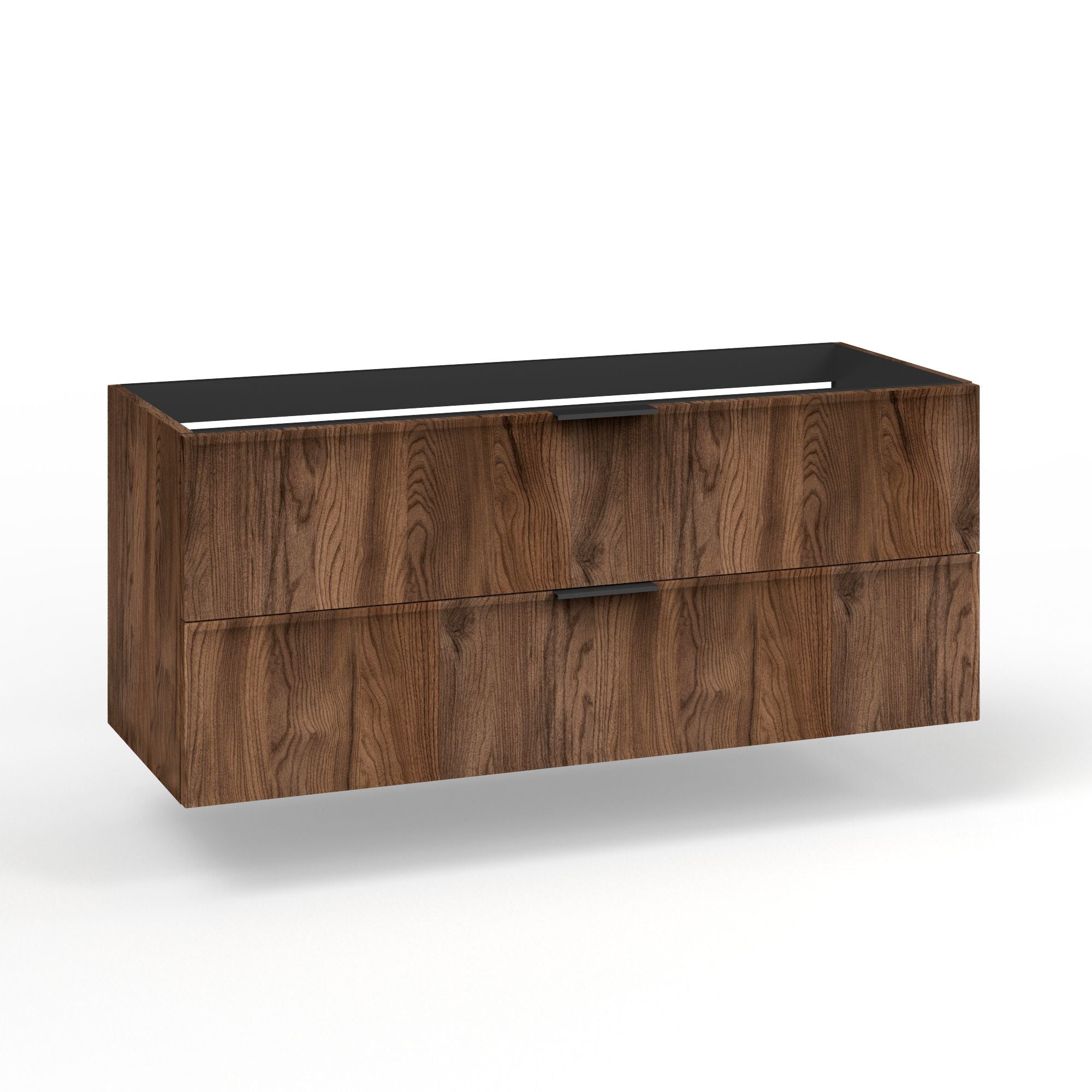 Base portalavabo 2 cassetti per vasca DX ATLAS | Rovere rio