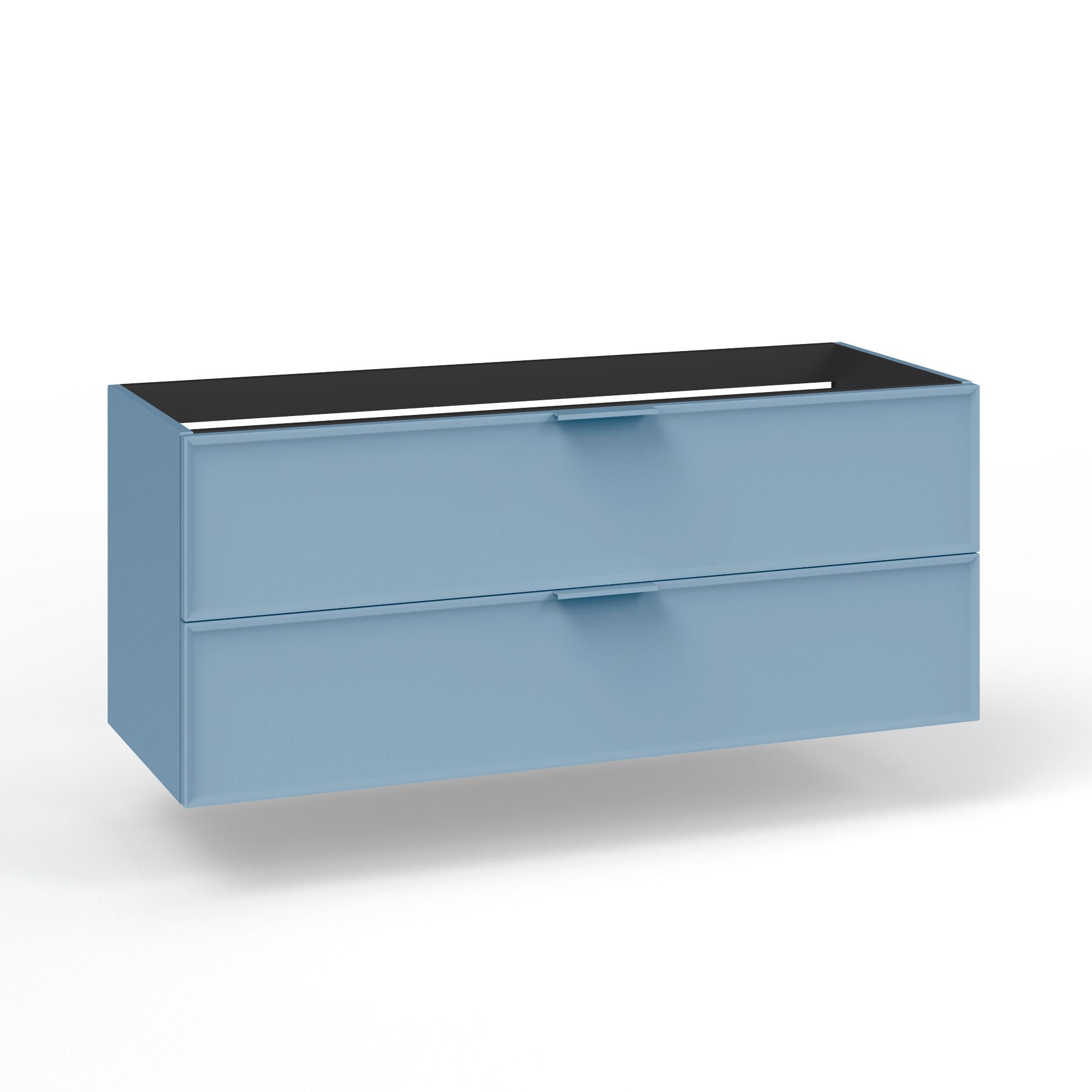 Base portalavabo 2 cassetti per vasca DX ATLAS | Azzurro tiffany