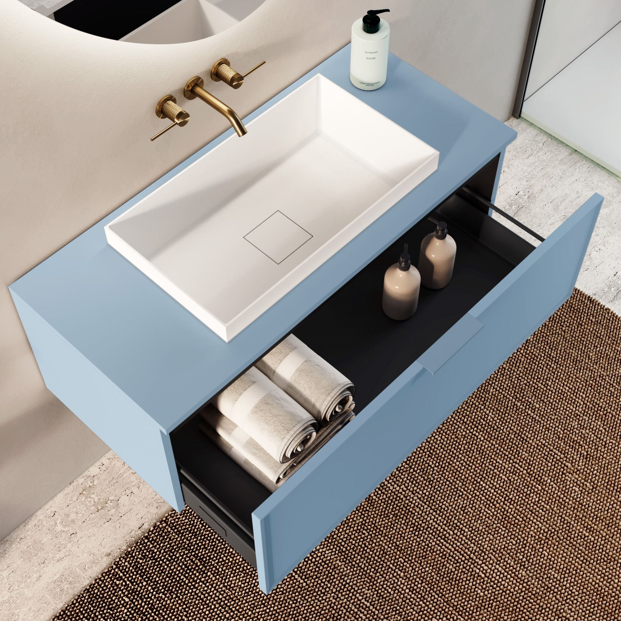 Composizione 3 pezzi ATLAS | Azzurro tiffany