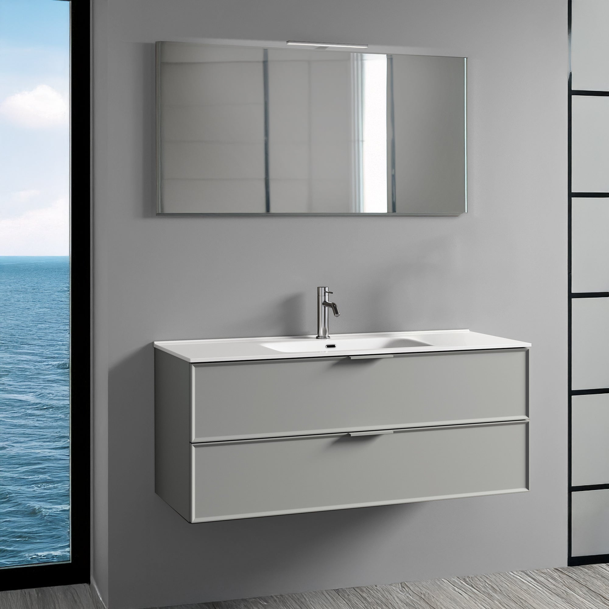 Composizione 4 pezzi ATLAS | Grigio