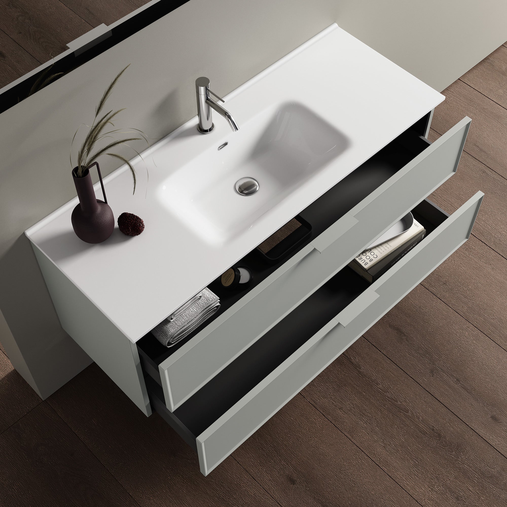 Composizione 4 pezzi ATLAS | Grigio