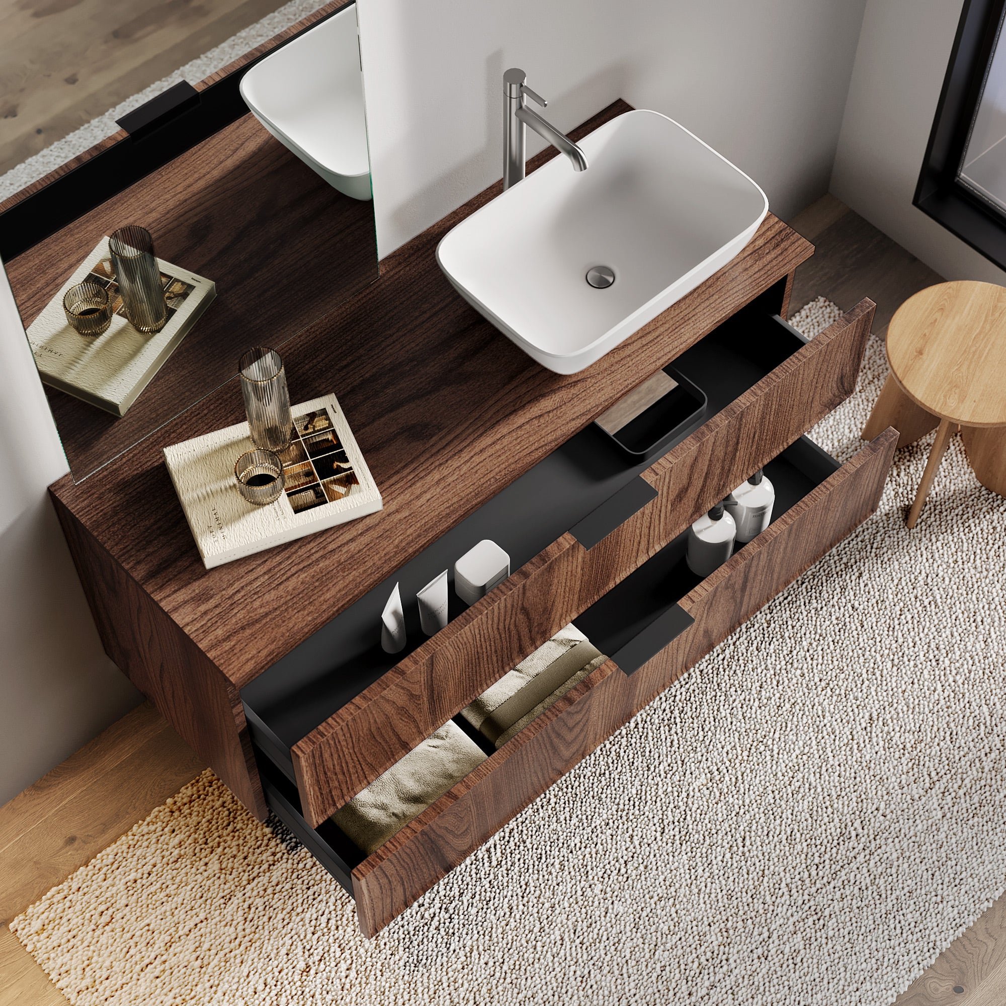 Composizione 4 pezzi ATLAS-51 | Rovere rio
