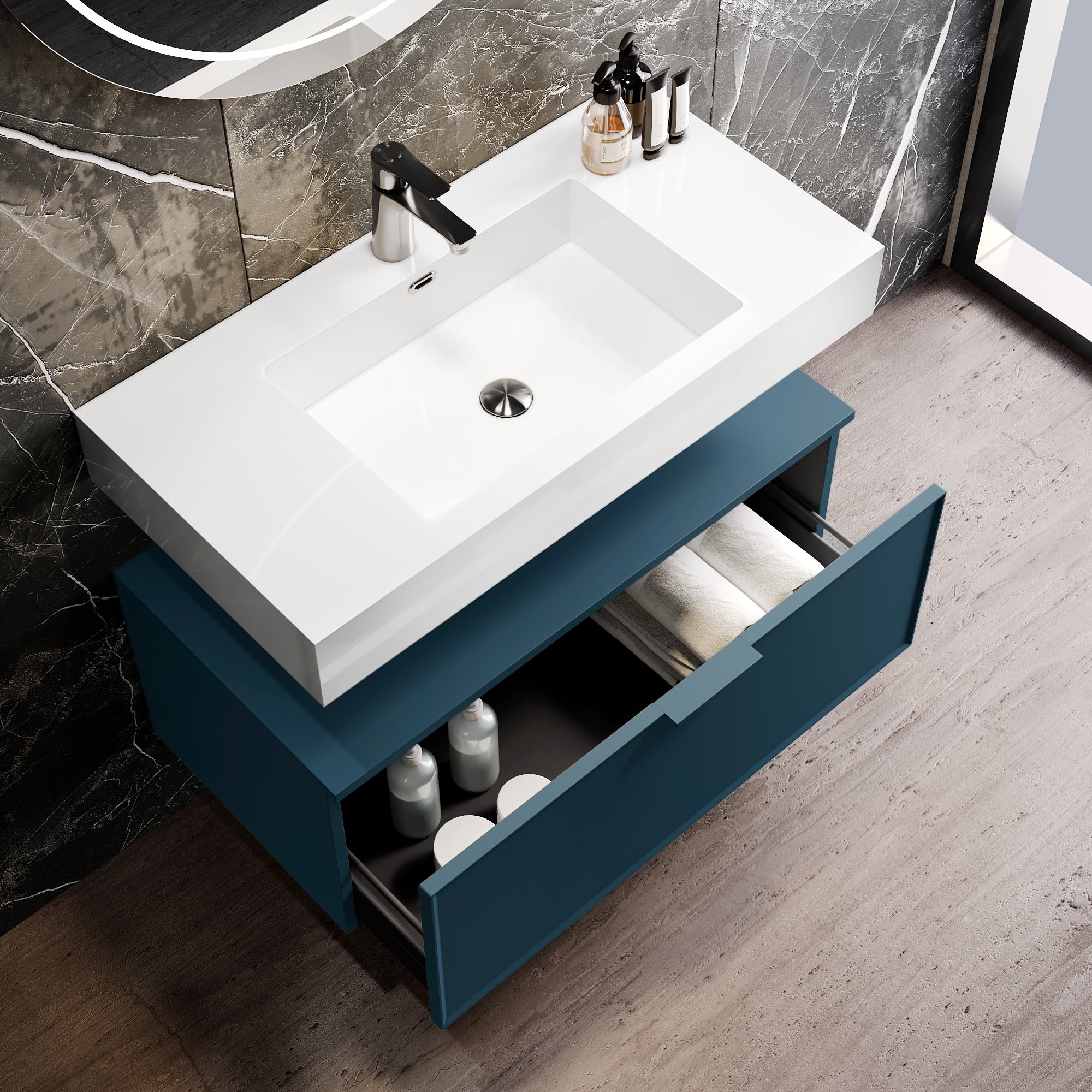 Composizione 3 pezzi ATLAS-55 | Blu