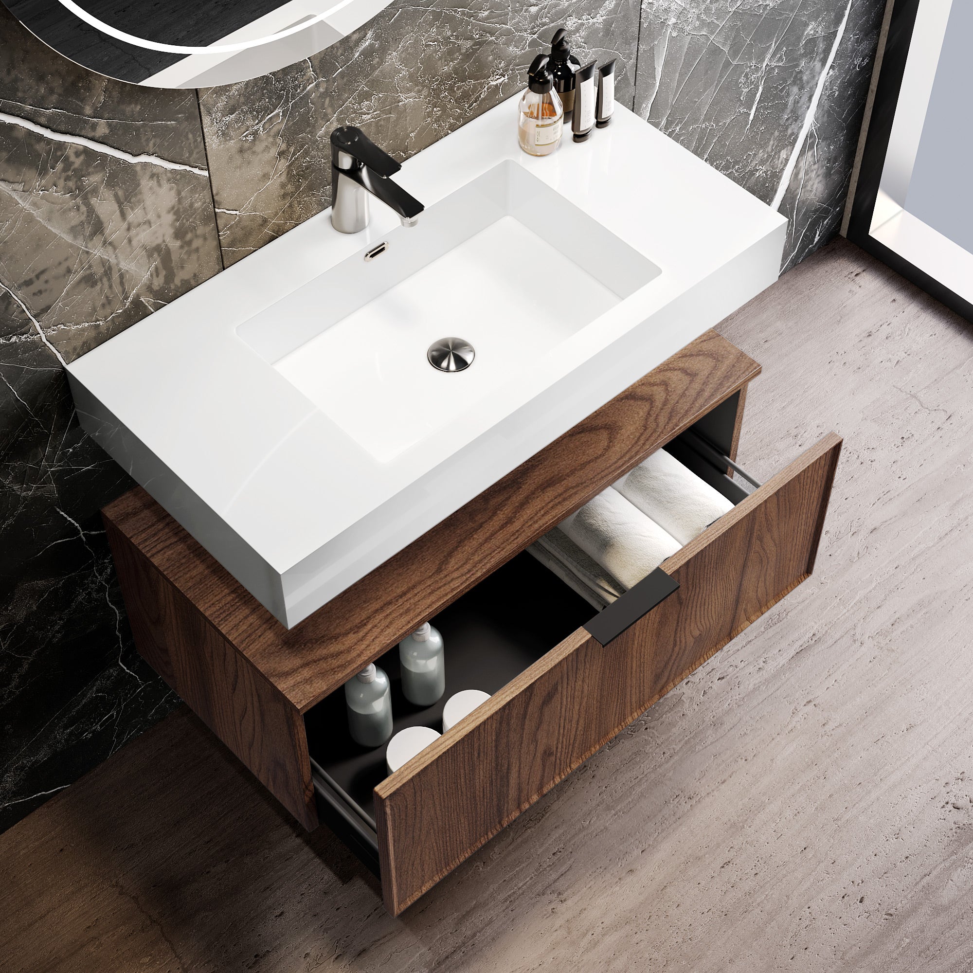 Composizione 3 pezzi ATLAS-55 | Rovere rio