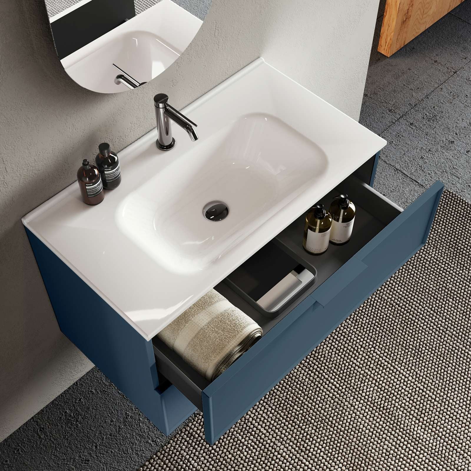 Composizione 4 pezzi ATLAS | Blu