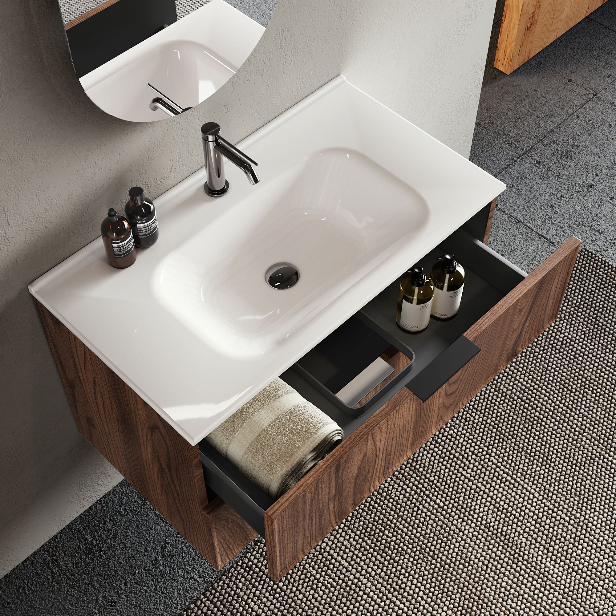 Composizione 4 pezzi ATLAS | Rovere rio
