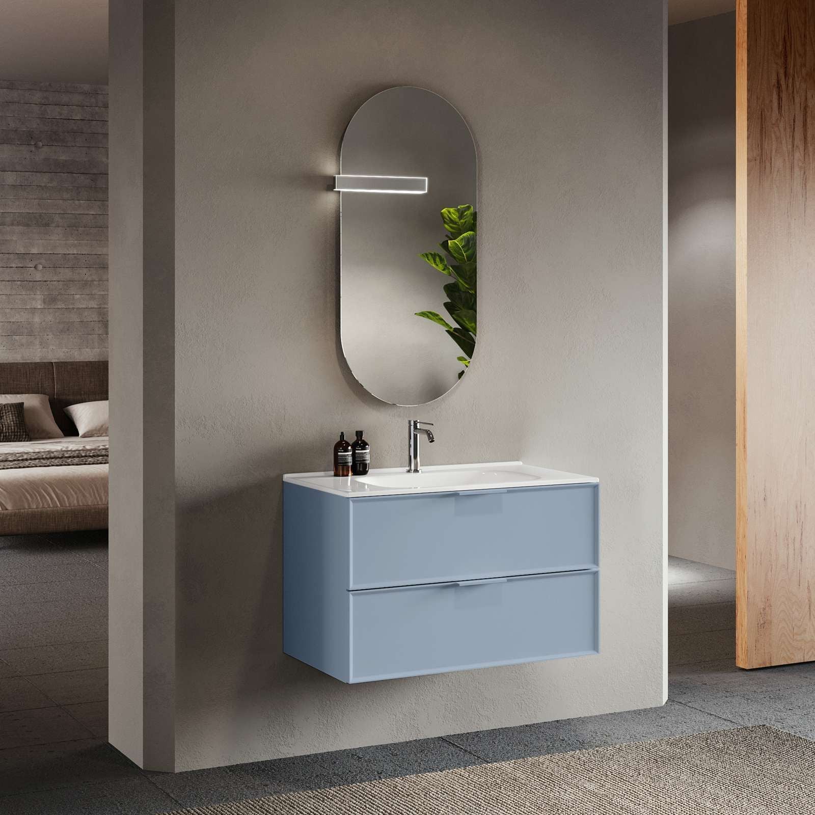 Composizione 4 pezzi ATLAS | Azzurro tiffany