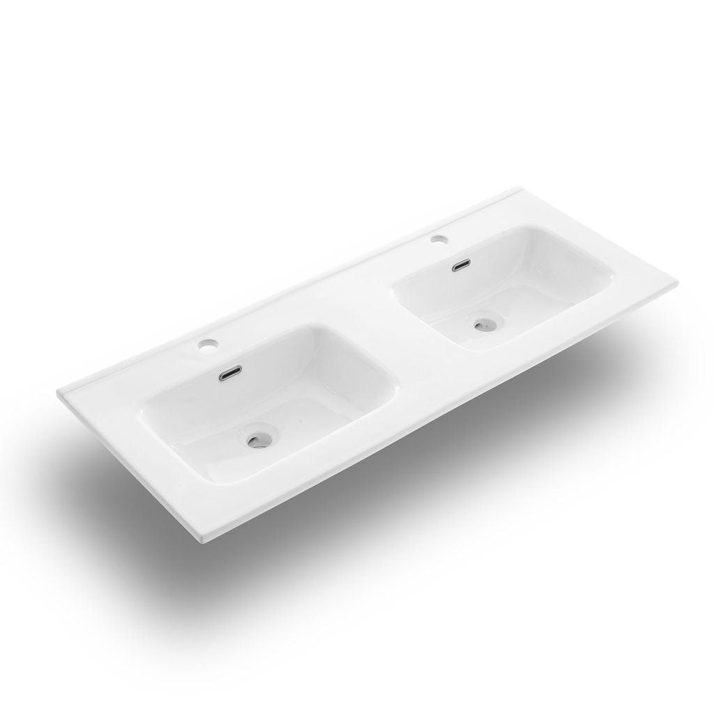 Composizione doppia vasca ATLAS | Grigio