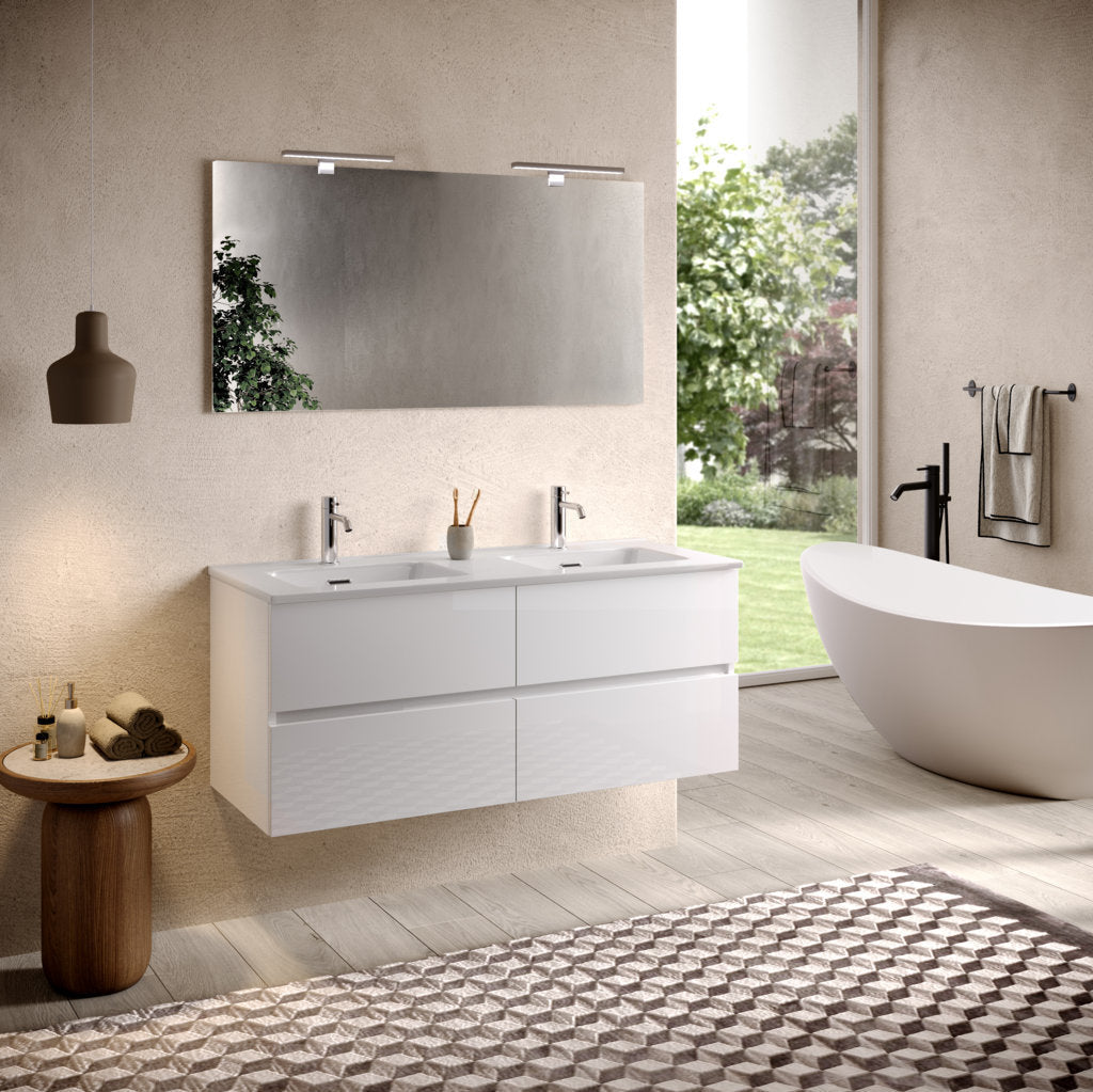 Composizione 6 pezzi PHOEBE-12 | Bianco lucido