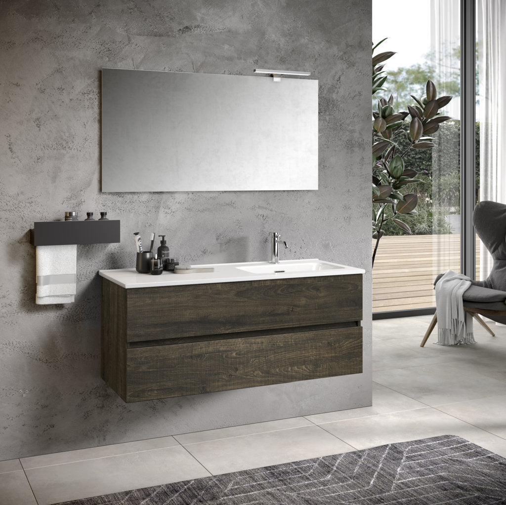 Composizione vasca DX 3 pezzi PHOEBE-41 | Testa di moro
