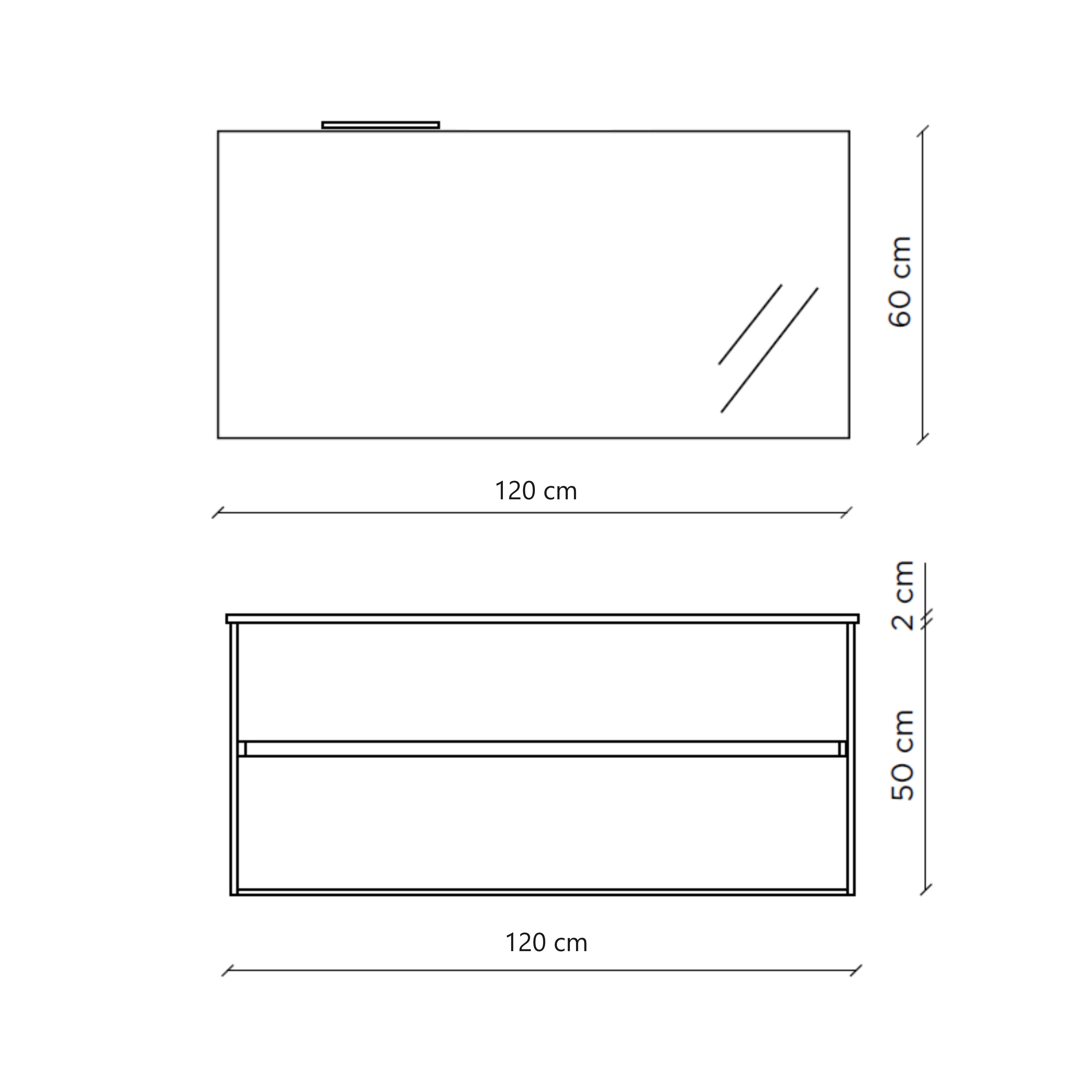 Composizione vasca SX 3 pezzi PHOEBE-42 | Bianco lucido