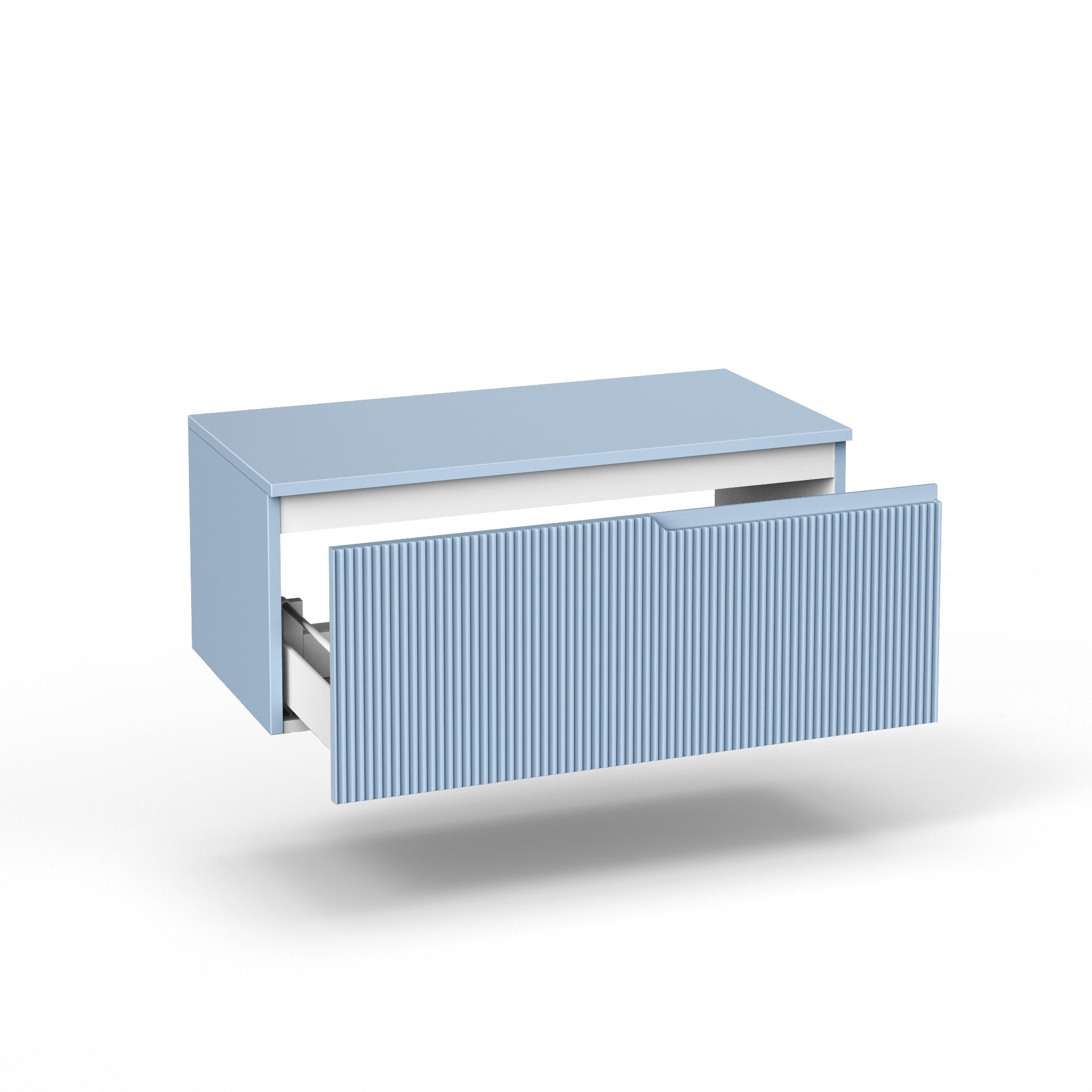 Composizione 4 pezzi EUPORIA-52 | Rovere miele/Azzurro tiffany