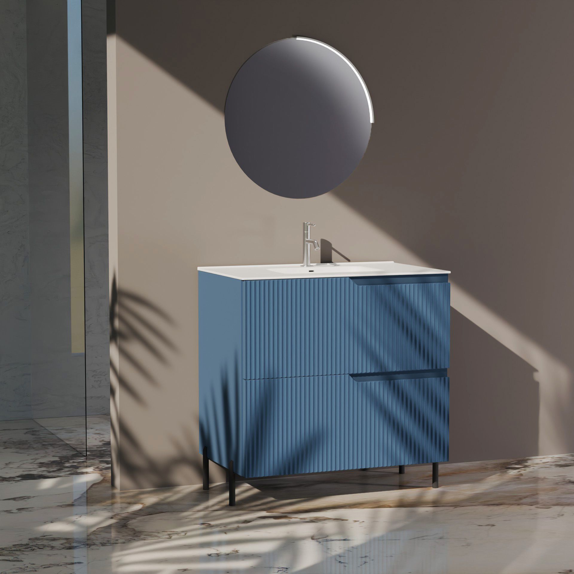Composizione a terra EUPORIA-73 | Blu