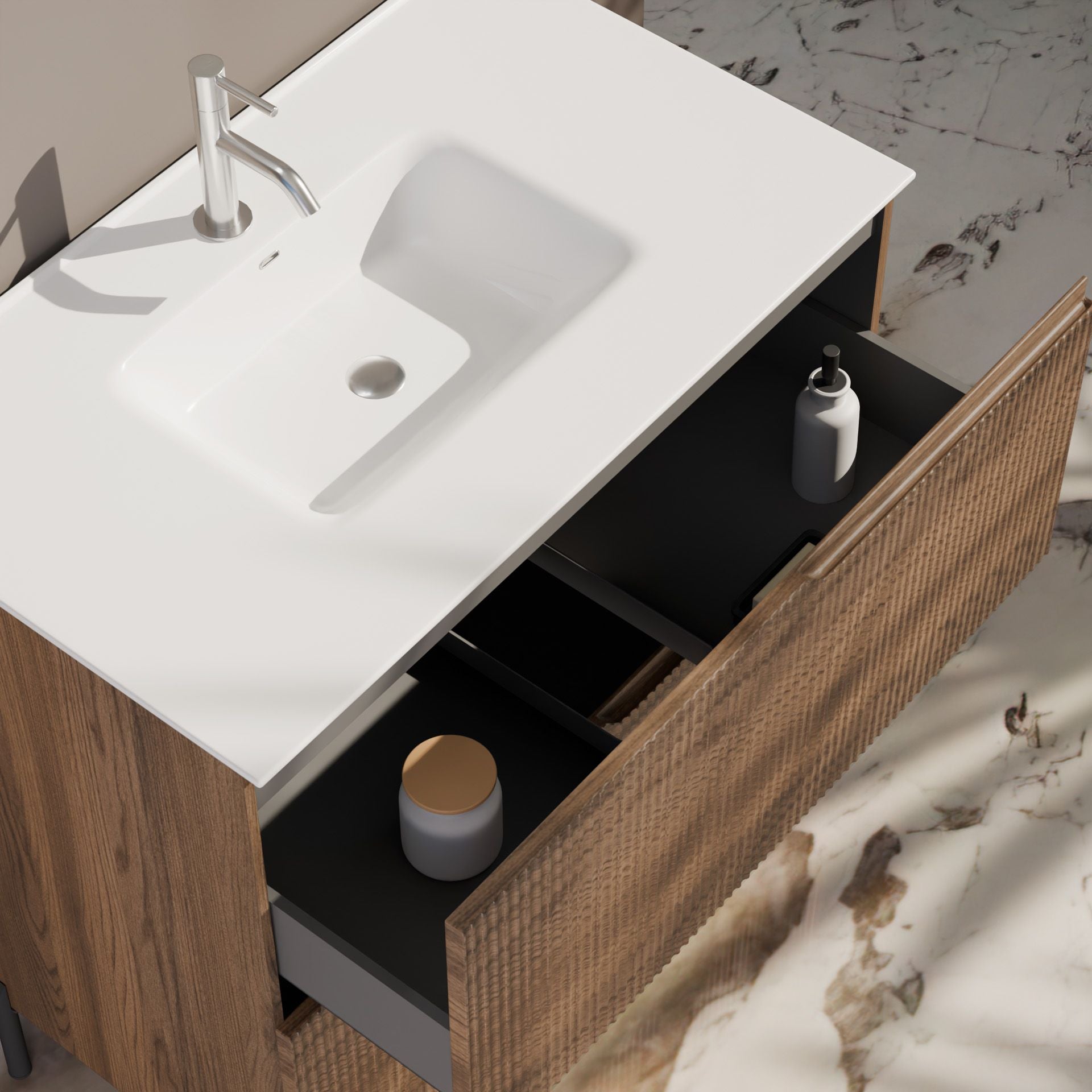 Composizione a terra EUPORIA-73 | Rovere rio