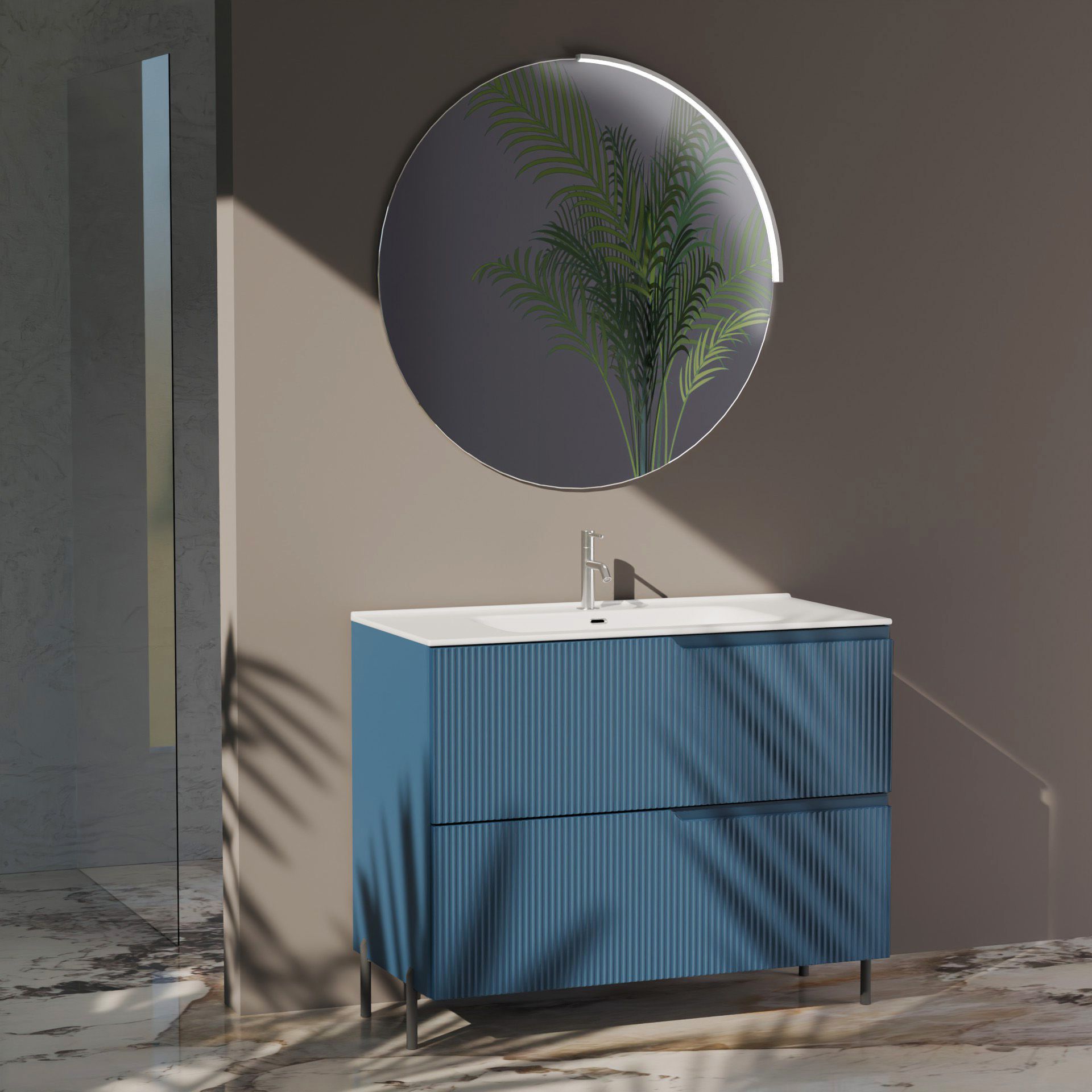 Composizione a terra EUPORIA-74 | Blu