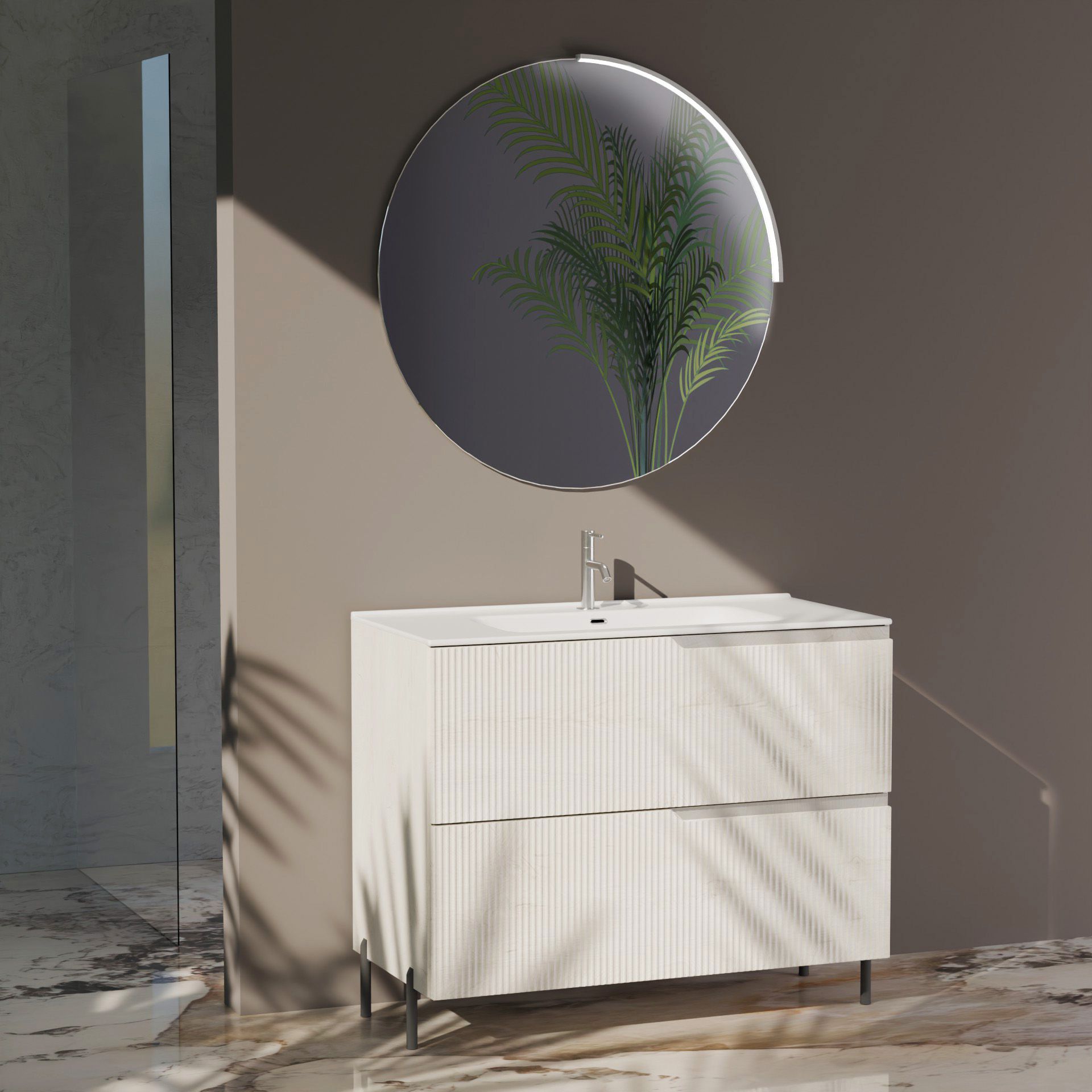 Composizione a terra EUPORIA-74 | Rovere alaska